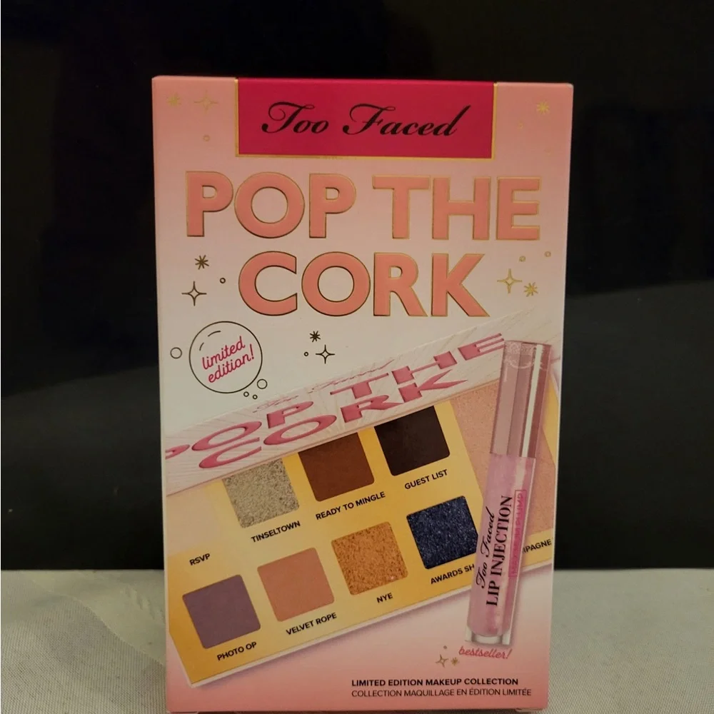 Too Faced Pop the Cork Eyeshadow Palette & Lip Perfection Gloss - Pink - Picture 2 of 2